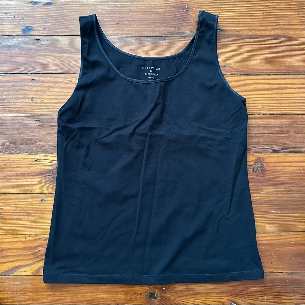 Vintage 00s Preswick & Moore basic tank top petite medium